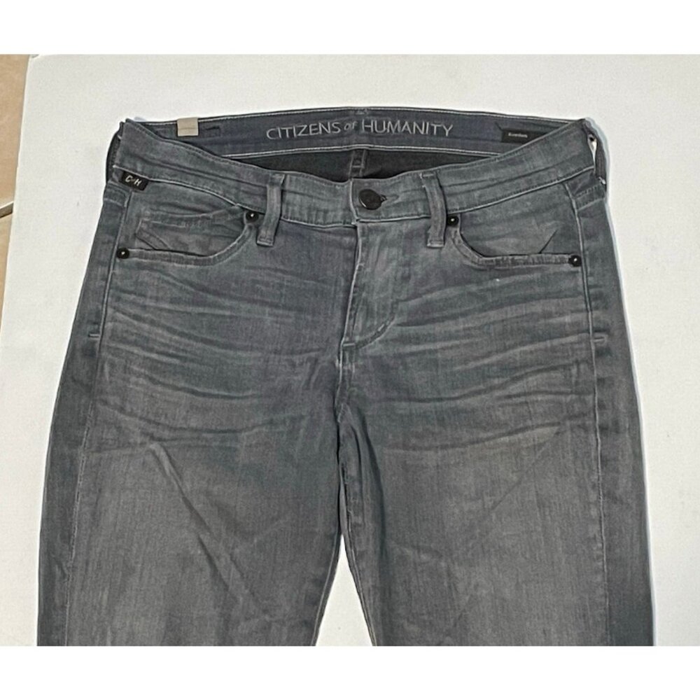 Citizens of Humanity jeans womens 25 Aveden low rise skinny 25 x 30 gray - Picture 3 of 11